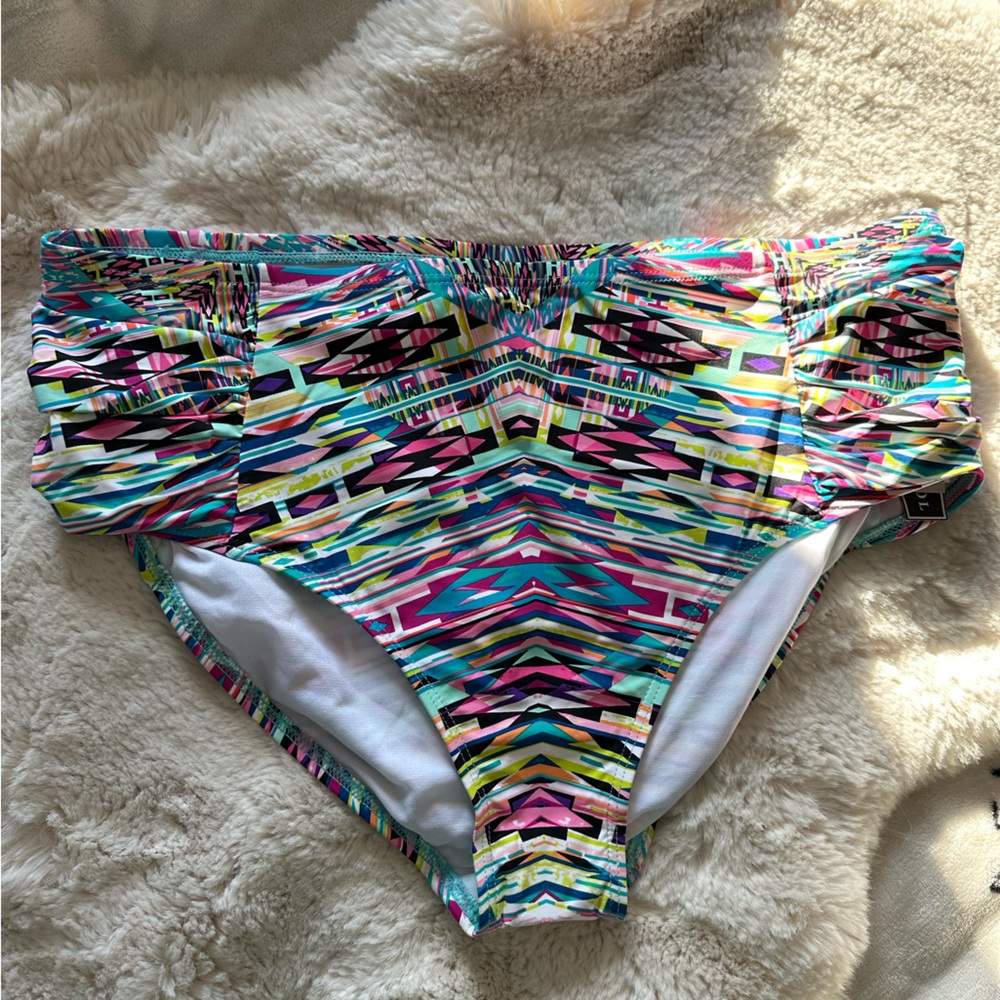 Kenneth Cole colourful bikini 👙 bottoms. NWT